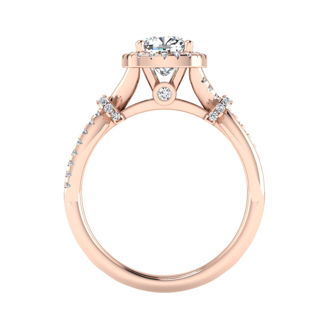 Adelynn Halo Engagement Ring